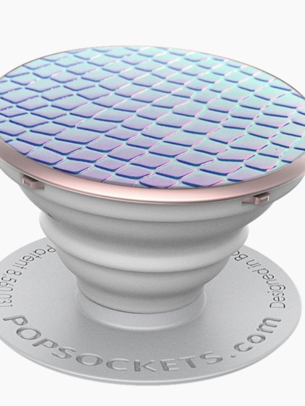 PopSocket Iridescent Chrome Snakeskin Holographic Y2K Phone Grip mermaid